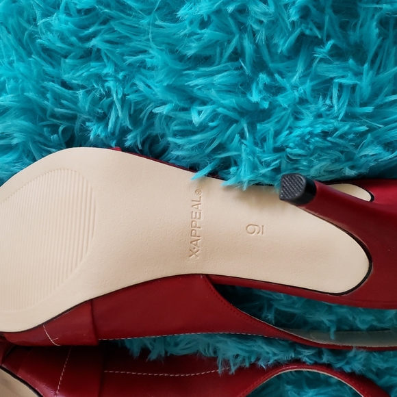 NEW X-Appeal red sling-back heels 👠 - Picture 5 of 7